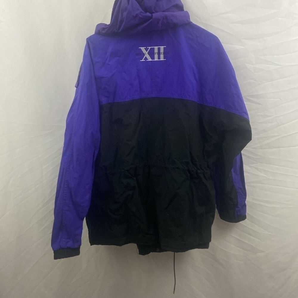 Vintage Kansas State University KSU Fraternity Big 12 Windbreaker Jacket Sz M - Picture 8 of 11